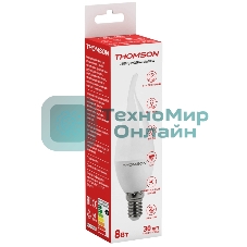 Лампа светодиодная Hiper THOMSON LED TAIL CANDLE 8W 670Lm E14 4000K TH-B2028