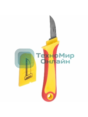 Нож монтажника Rexant нержавеющая сталь, прямое лезвие