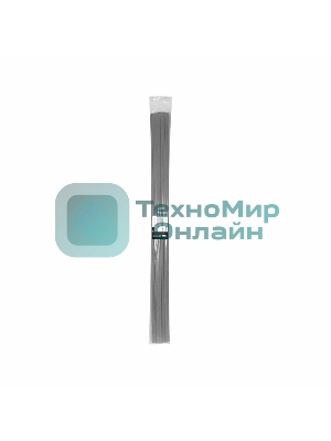 Термоусаживаемая трубка Rexant 10,0/5,0 мм, серая, упаковка 50 шт. по 1 м