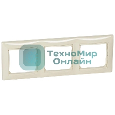 Рамка 3-м Valena горизонт. сл. кость Legrand 774353