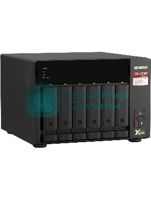 Сетевое хранилище без дисков SMB QNAP TS-673A-8G NAS, 6 trays 3,5
