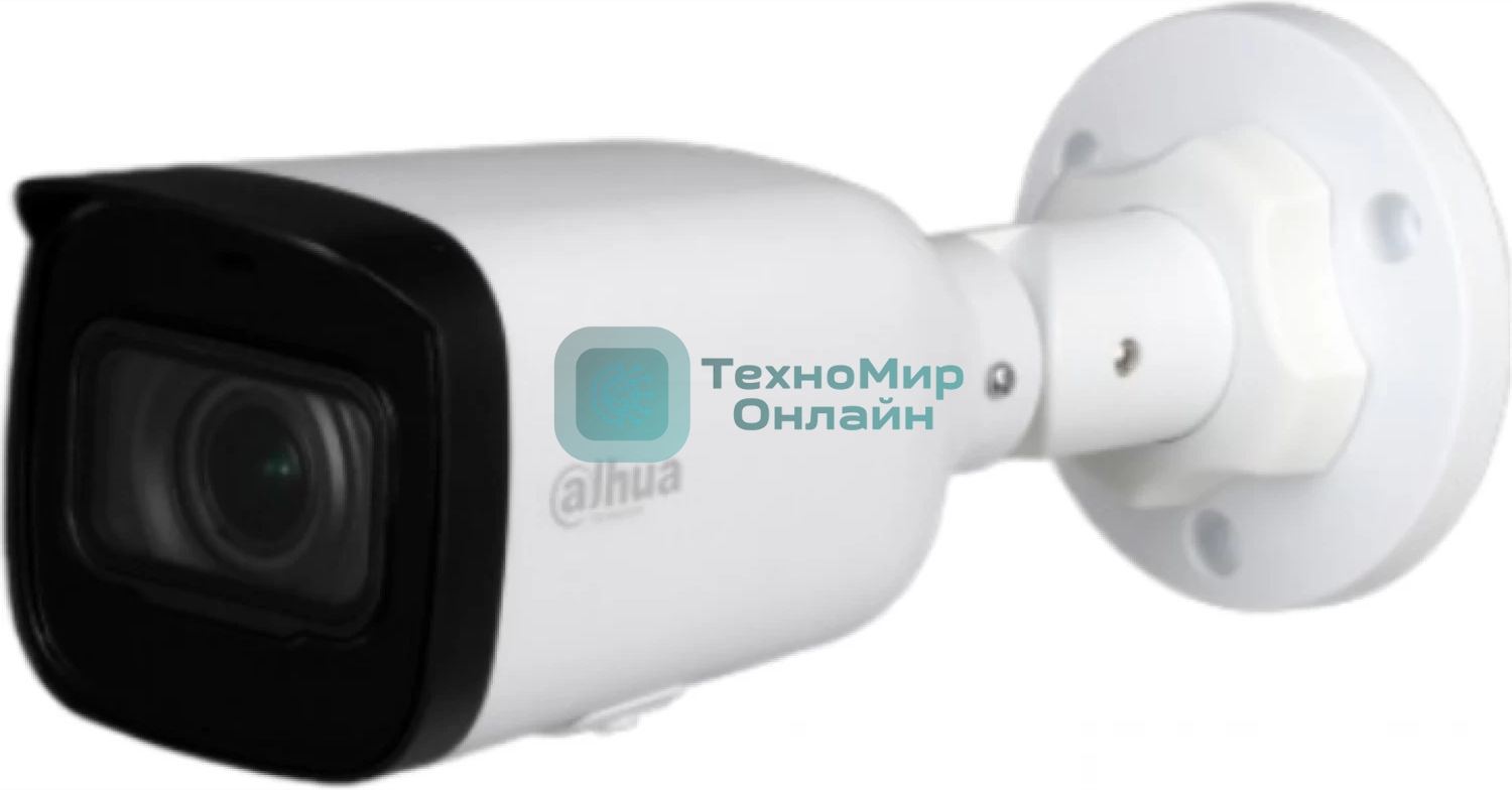 Уличная цилиндрическая IP-видеокамера Dahua 4Мп; 1/3” CMOS; моторизованный объектив 2.8~12мм; механический ИК-фильтр; WDR(120дБ); чувствительность 0.03лк@F1.7; сжатие: H.265+, H.265, H.264+, H.264, MJ