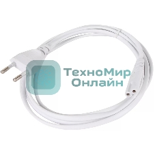 Кабель для аудио-видео техники IEC-320-C7, 2-pin 1,8m, белый, iOpen ACE023-W-1.8M
