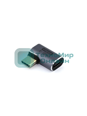 Переходник USB 4 Type-C мама-папа угловой тип 2