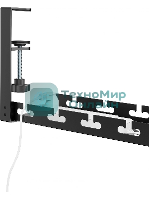 Кабель-канал Cactus CS-CM-700-1BK для столов 72.8x13x19см черный