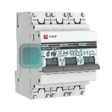 Выключатель автоматический модульный 3п C 10А 4.5кА ВА 47-63 PROxima EKF mcb4763-3-10C-pro