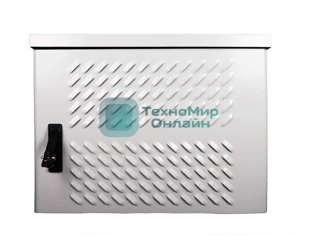 ЦМО Шкаф уличный всепогодный настен. 9U (600х500), передняя дверь вент. (ШТВ-Н-9.6.5-4ААА)