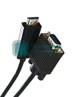 Кабель-переходник Telecom HDMI --> VGA_M/M 1,8м