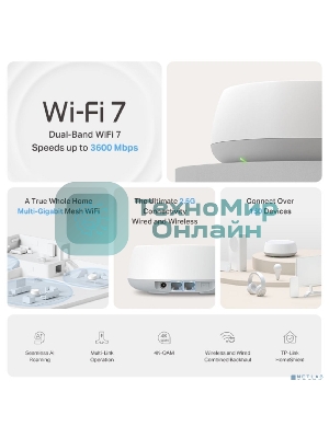 Юнит домашней Mesh-системы TP-Link Deco BE25(1-pack)