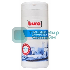 Салфетки Buro BU-Tmix универсальные туба 65шт влажных + 65шт сухих