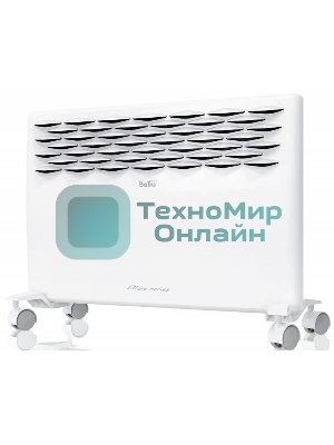 Конвектор электрический Ballu Ettore BEC/ETER-1000 белый, 1000 Вт, 15 м2, термостат, дисплей