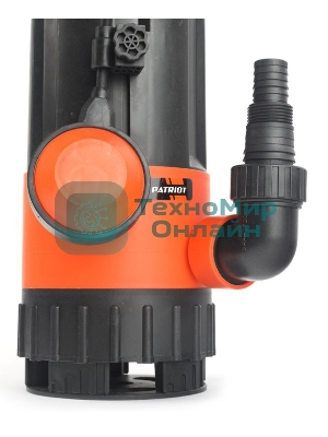 Садовый насос дренажный Patriot F 500 D 500Вт 7500л/час