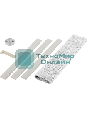 Сетка STAYER 12500-10-22 противомоскитная для двери с креп. лентой и грузиками пэт белая 1.0х2.2 м