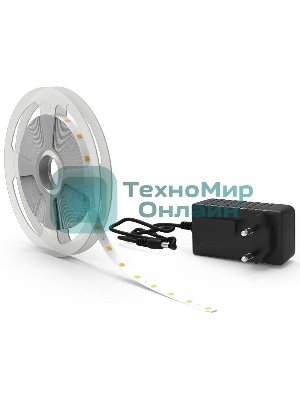 Лента светодиодная Basic в комплекте Gauss 12V 6W/m 600lm/m 4000 IP65 LED 5m 1/80