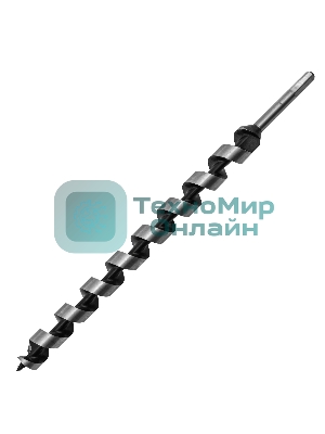 Сверло Matrix по дереву шнековое, 30x460 мм, 6-гранный хвостовик