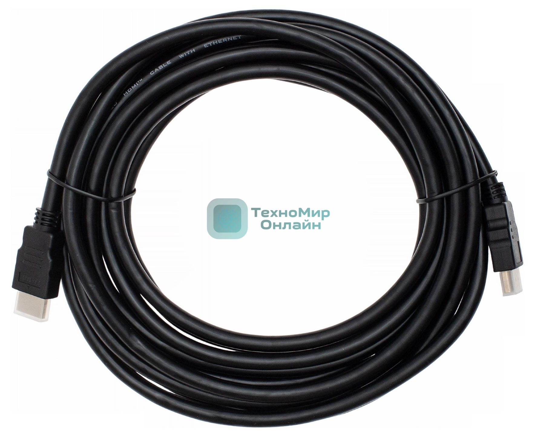 Кабель аудио-видео Cactus CS-HDMI.1.4-5 HDMI (m)/HDMI (m) 5м. позолоченные контакты черный