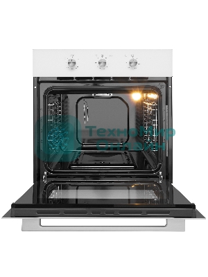 Шкаф духовой газовый с электрическим грилем Maunfeld MOGS703W, встраиваемый