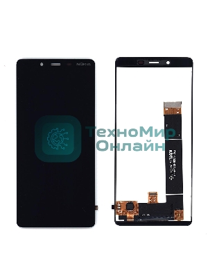 Дисплей для Nokia 1 Plus, черный