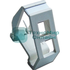 Рамка на DIN-рейку для установки модуля типа Keystone, белая