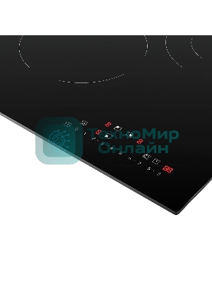 Варочная панель Monsher, Hi-Light, High-Tech, 45 см, 9 уровней мощности, блокировка управления, автоматическое отключение, таймер, слайдерное управление, черный