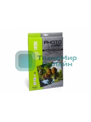 Фотобумага Cactus CS-GA314050 глянцевая А3 140 г/м2 50 листов