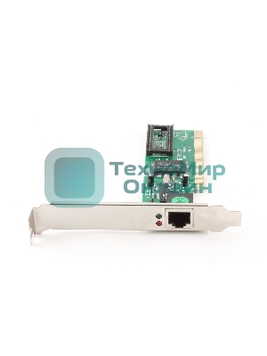 Сетевой адаптер Ethernet Gembird NIC-R1 100/10, PCI, чипсет RTL8139C