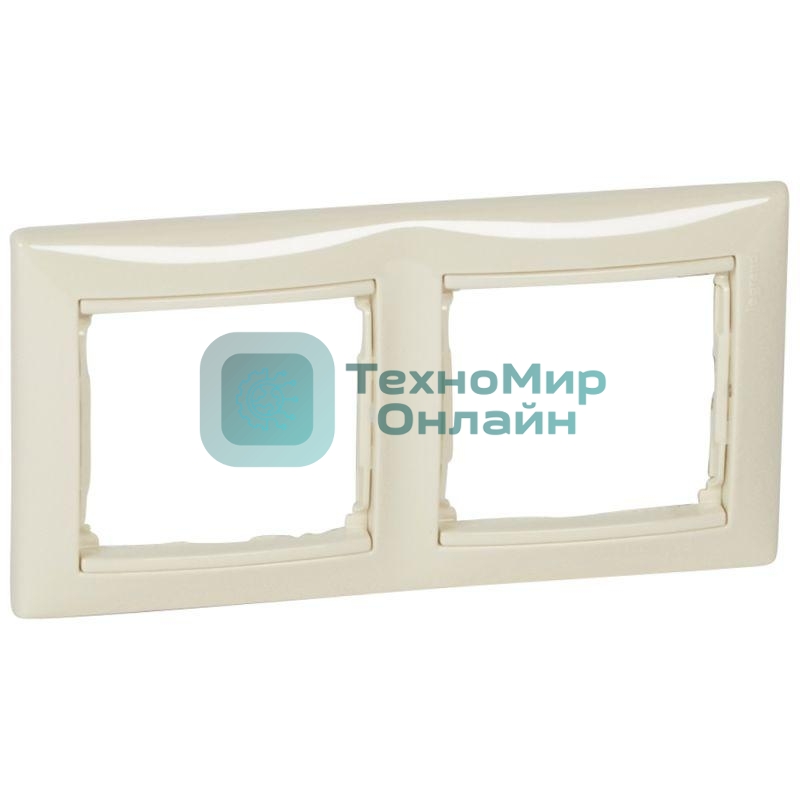 Рамка 2-м Valena горизонт. сл. кость Legrand 774352