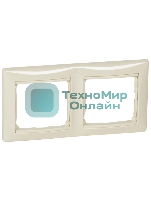 Рамка 2-м Valena горизонт. сл. кость Legrand 774352