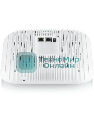 Гибридная точка доступа Zyxel NebulaFlex Pro WAX650S, W-Fi 6, 802.11a/b/g/n/ac/ax (2,4 и 5 ГГц), MU-MIMO, Smart Antenna, внутренние антенны 4x4, до 1200+2400 Мбит/с, 1xLAN 5GE, 1xLAN GE, PoE, защита о