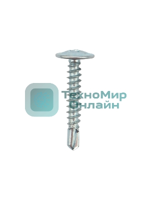 Саморез с прессшайбой Kranz ПШС сверло 4.2х25, короб (200 шт./уп.)