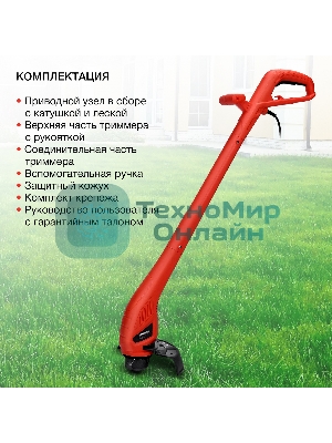 Триммер электрический Starwind ET-350 350Вт неразбор.штан. реж.эл.:леска/нож упак.:1шт.