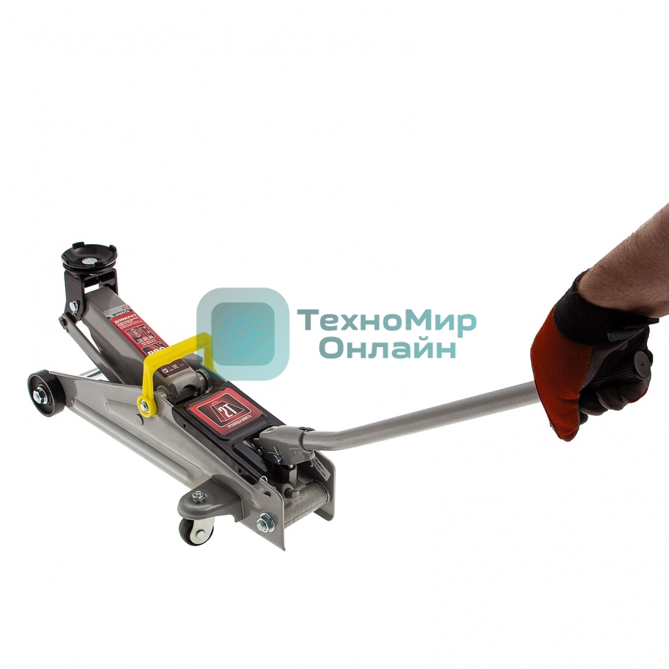 Домкрат Matrix подкатный 2т h подъема 135–355мм