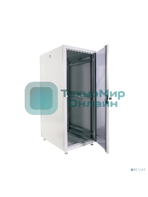 Шкаф телекоммуникационный напольный ЭКОНОМ 24U (600 × 600) дверь стекло, дверь металл
