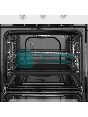 Шкаф духовой газовый с электрическим грилем Maunfeld MOGS703W, встраиваемый