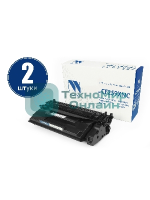 Картридж NVP совместимый NV-CF259X-SET2 (БЕЗ ЧИПА) для HP Laser Jet Pro M304/M404/M428 (10000k) (2 шт)