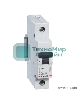 Выключатель автоматический модульный 1п C 32А 4.5кА RX3 Leg 419667