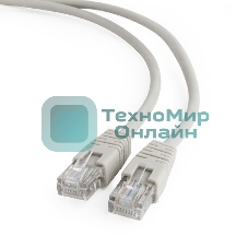 Патч-корд FTP Cablexpert cat.6, 0.5м, литой, многожильный серый