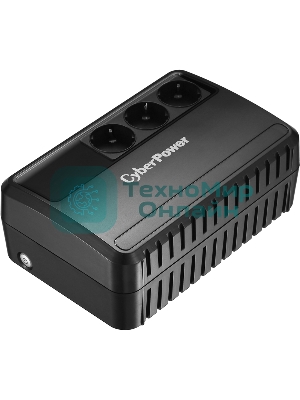 Источник бесперебойного питания CyberPower BU725E 725VA/390W (3 EURO) 