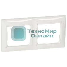 Рамка Valena - Белая - двухместная Legrand 774452