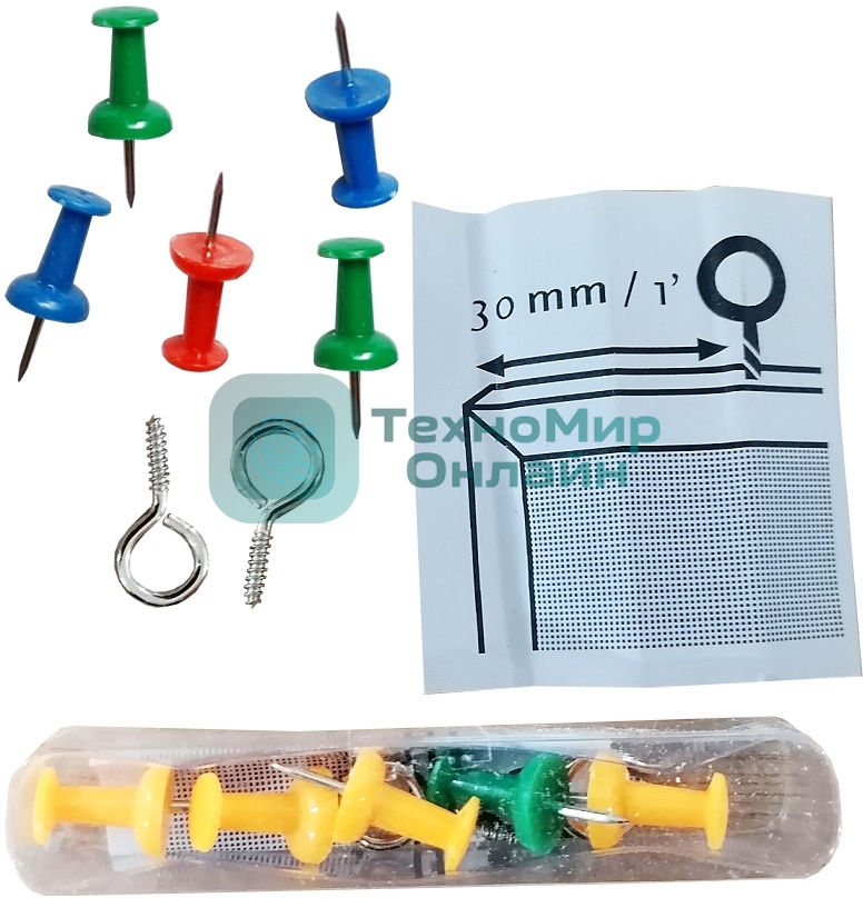 Доска пробковая Silwerhof 45x60см деревянная рама