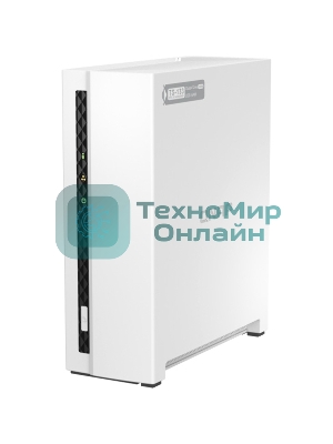 Сетевое хранилище SMB QNAP TS-133 NAS 1 HDD tray. ARM 4-core Cortex-A55 1.8GHz, ram 2 Gb (max), 1x1GbE, 1xUSB 2.0 port,1xUSB 3.2 Gen 1