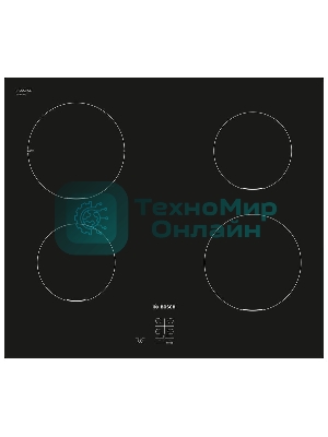 Индукционная варочная панель Bosch PUG611AA5E черный