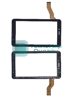 Сенсорное стекло (тачскрин) для Digma Plane 7 черное