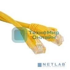 Патч-корд Hyperline PC-LPM-UTP-RJ45-RJ45-C6-2M-LSZH-YL Патч-корд U/UTP, Cat.6, LSZH, 2 м, желтый