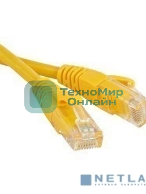 Патч-корд Hyperline PC-LPM-UTP-RJ45-RJ45-C6-2M-LSZH-YL Патч-корд U/UTP, Cat.6, LSZH, 2 м, желтый