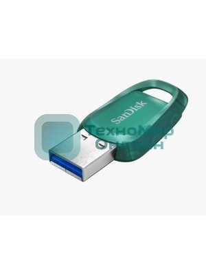 Флешка USB 256 Gb SanDisk CZ96 Ultra Eco, USB 3.2 зеленый