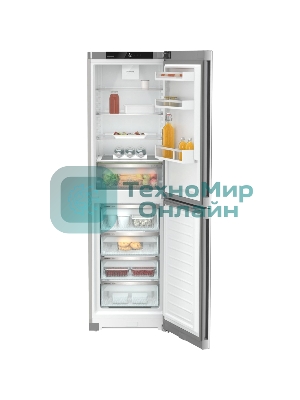 Холодильник Liebherr CNsfd 5704-22 001 серебристый двухкамерный 225/123л морозилка снизу