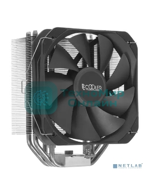 Кулер PCCooler Paladin 400 S115X/1200/1700/AM4 (20 шт/кор, TDP 200W, PWM FAN, 4 тепловые трубки 6мм, 800-1600RPM, 18-28,6dBa)