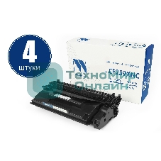 Картридж NVPrint совместимый NV-CF259X-SET4 (БЕЗ ЧИПА) для HP Laser Jet Pro M304/M404/M428 (10000k) (4 шт)