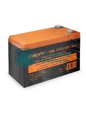 Батарея для ИБП ExeGate EX285658RUS HRL 12-7.2 (12V 7.2Ah, 1227W, клеммы F2)